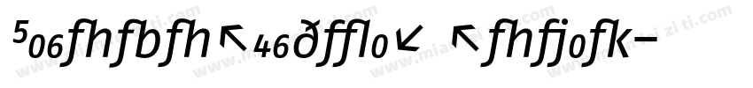 FagoNoRegular Roman字体转换